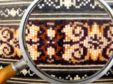 Чертозианская мозаика из дерева -ручная работа,инкрустация