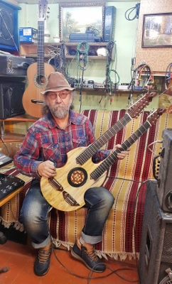 Александр Евдокимов, гитарный мастер, Изготовление гитар Гитара с двумя грифами Мастер Докимо Master Dokimo